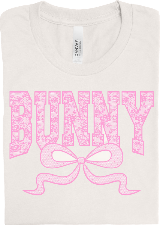 Easter Bunny Pink Lace