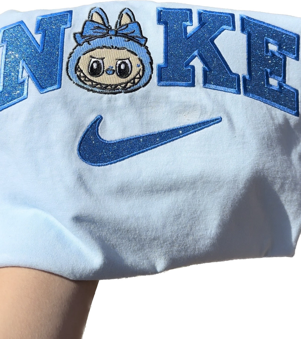 Labubu Nike Embroidered Shirt