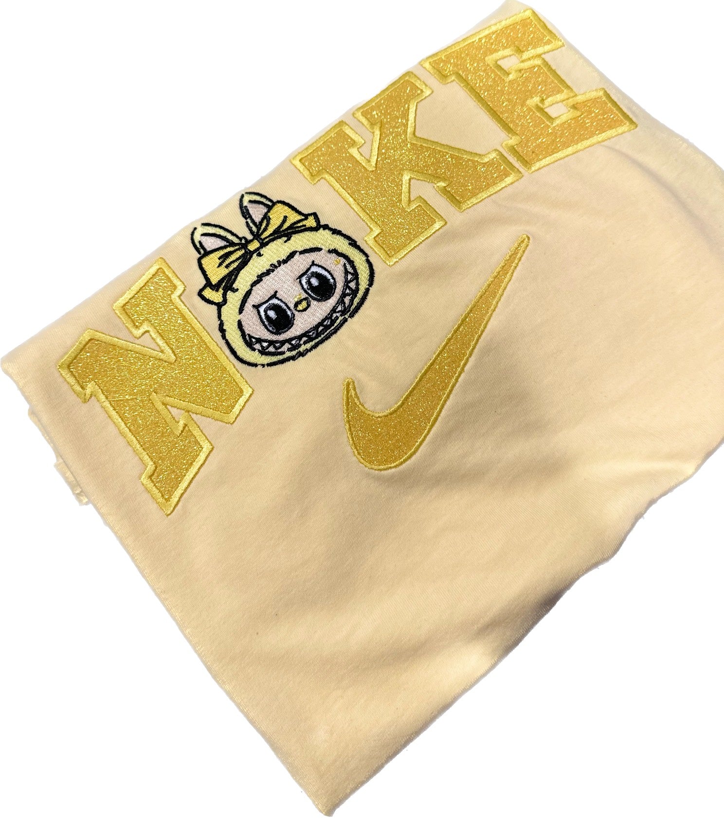 Labubu Nike Embroidered Shirt