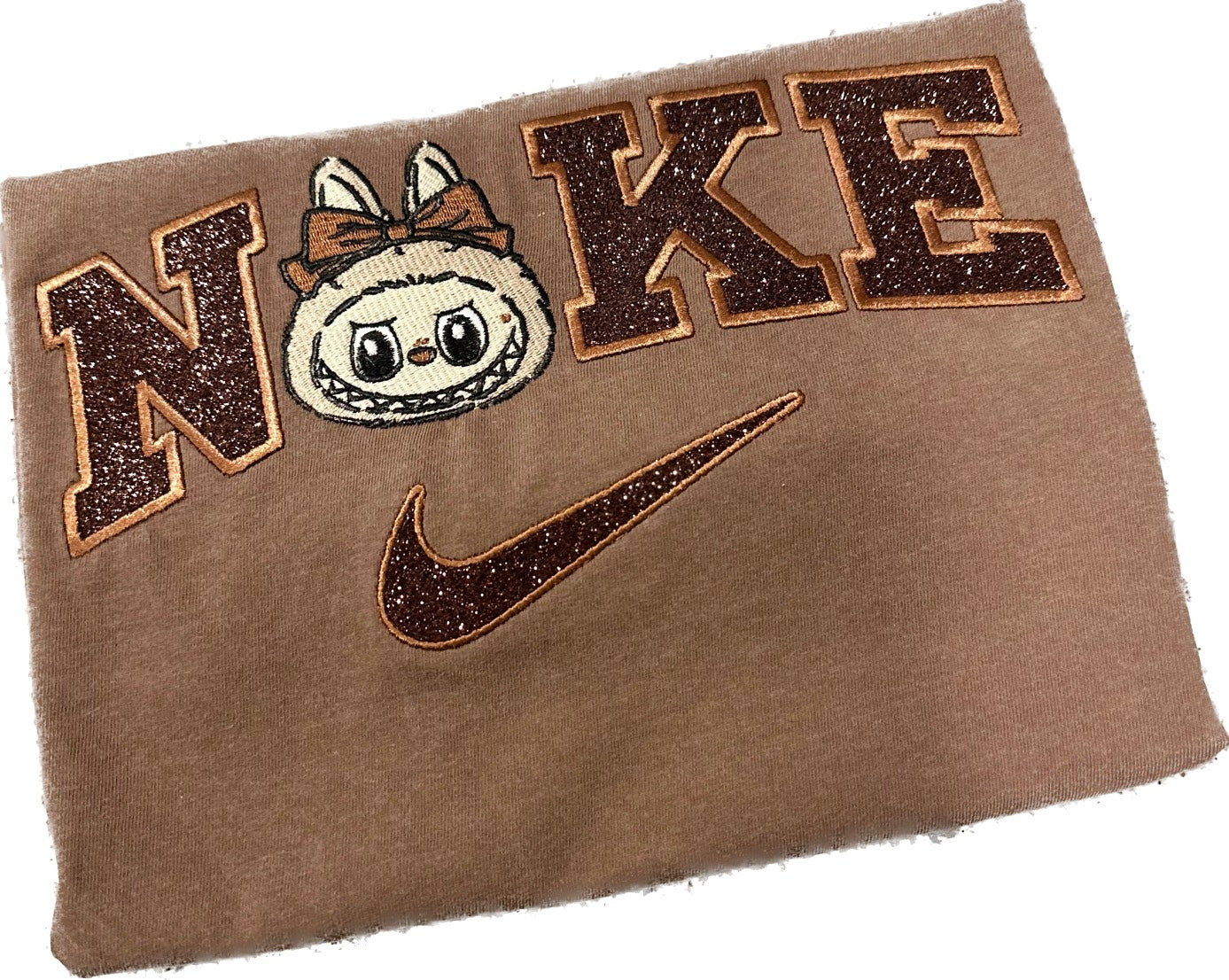 Labubu Nike Embroidered Shirt